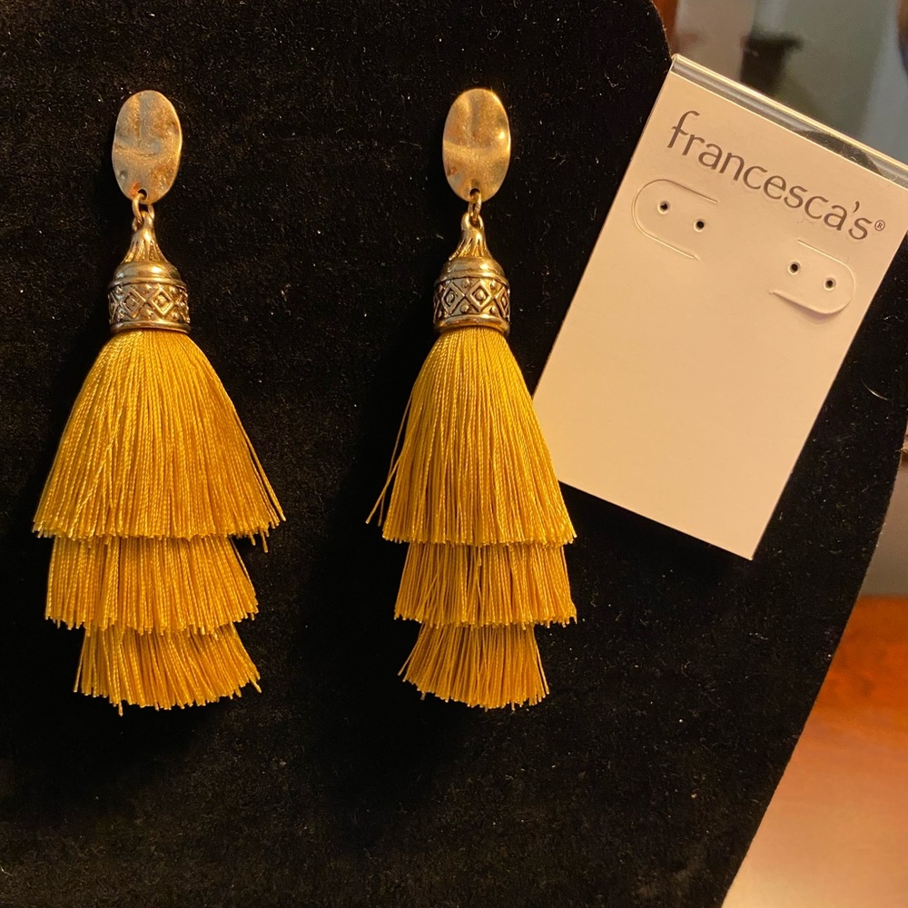 Francesca’s Tassel Earrings